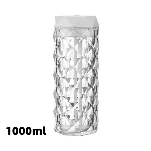 Crystal Lamp Air Humidifier - Touch Control LED Night Light with Mist Maker