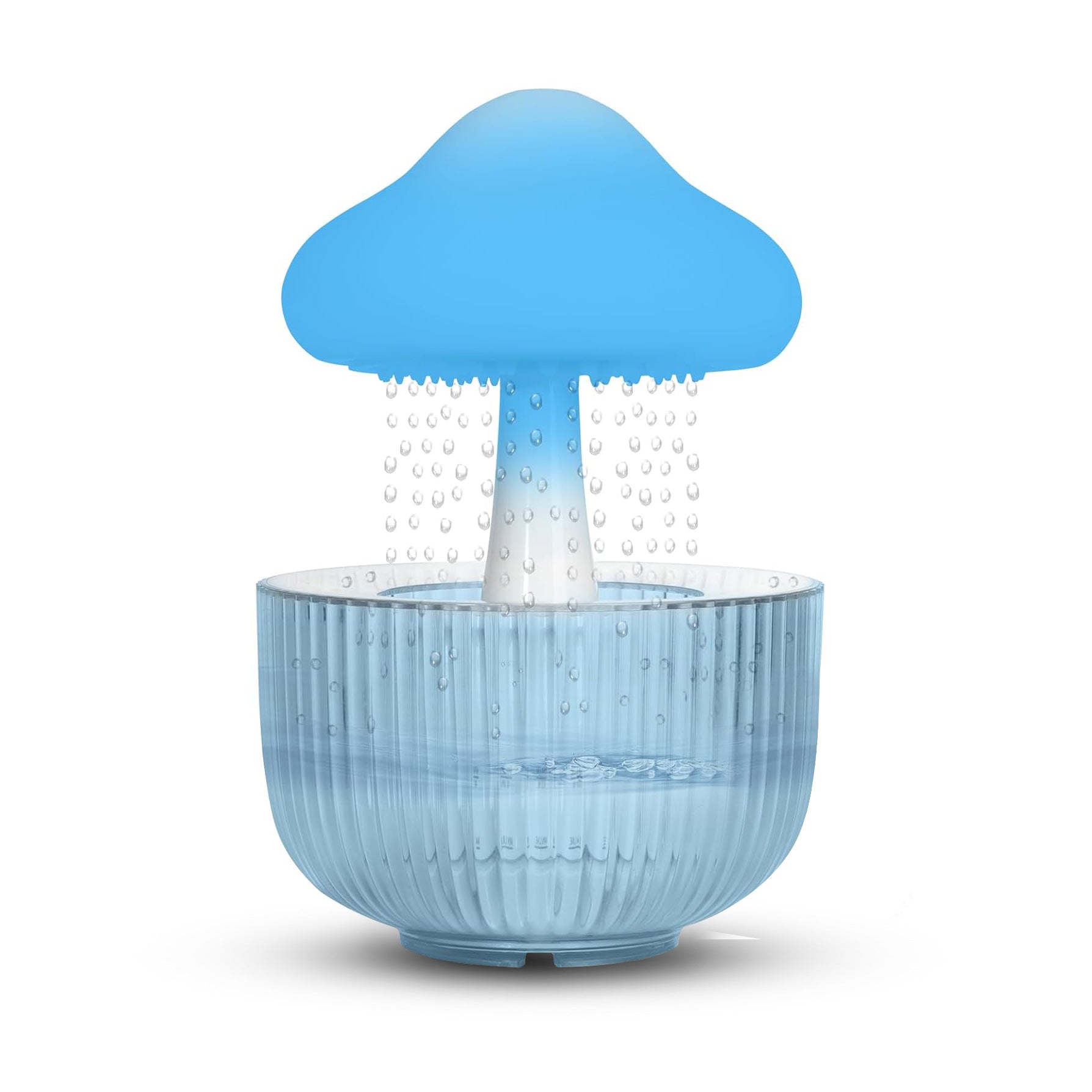 Jellyfish Raindrop Humidifier - 7-Color LED Aroma Diffuser with Cloud Rain Effect