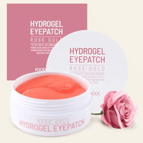 Foodaholic Rose Gold Hydrogel Eye Patches - Anti-Aging & Brightening