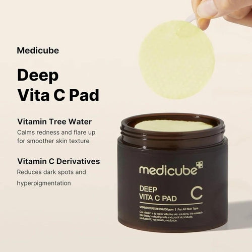 Medicube Deep Vita C Pad - Brighten, Exfoliate & Even Skin Tone