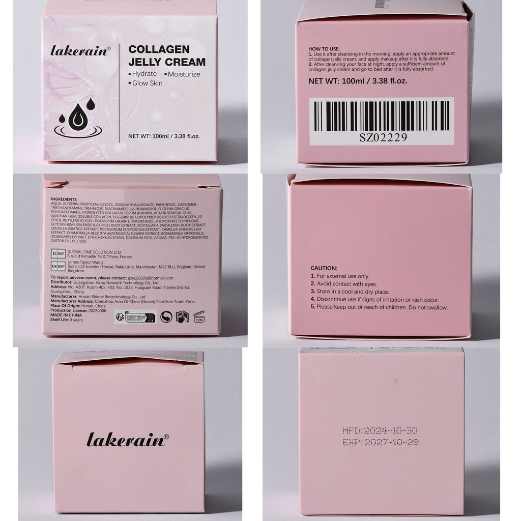 Collagen Jelly Cream Hydrating & Firming Facial Mask - Bounce Back Youthful Skin