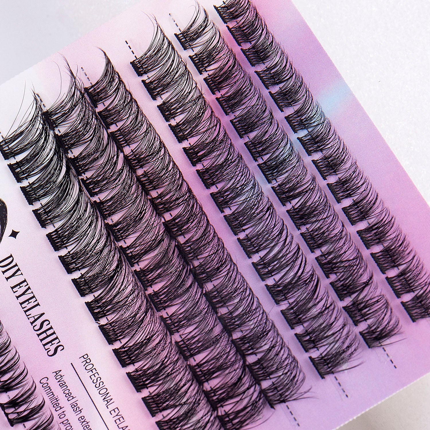 Cluster Lashes 150 Pieces - DIY Lash Extensions Individual Segments (12 Rows)